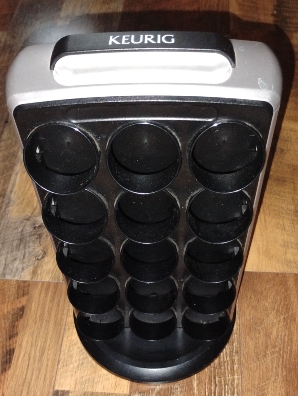 Keurig Black and Silver Rotating 30 K-Cup Organizer